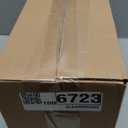 3-Light Bathroom Vanity Light Fixture, Brushed Nickel Compact Vanity Light with White Frosted Glass Shades for Mirror, Bathroom, Living Room, Modern Style, E26 Base, 16 Inch