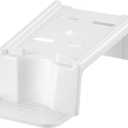 iDesign Laundry Detergent Holder Stand - Liquid Detergent Organizer for Laundry Room - White