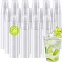 1000 Pack 9 oz Clear Plastic Cups, Small Plastic Cup Bulk, Clear Disposable Cocktail Cup, Cold Party Drinking Cups for Picnics, Ceremonies, Events