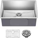 KRAUS Standart PRO 26-inch 16 Gauge Undermount Single Bowl Stainless Steel Kitchen Sink, KHU100-26