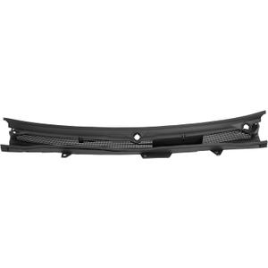 ALMULOO Windshield Wiper Cowl Panel Compatible with 2014-2015 Chevy Chevrolet Silverado 1500 Crew Double Regular Cab Air Inlet Grille Window Panel Cowl Cover Plastic Black