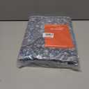 SERISSA 2x3 Washable Small Entry Rug,Soft Non Slip Indoor Boho Throw Rug for Entryway Kitchen Bedroom Dorm Bedside Front Door,Moroccan Geometric Carpet,Blue Grey