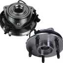 Autoround 513272 [2-Pack] Front Wheel Hub and Bearing Assembly Compatible with 2007-2010 Jeep Wrangler, Both Driver Passenger Side, 5-Lug w/ABS