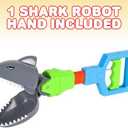 ArtCreativity Shark Robot Hand, 1 PC 14 inches Cool Shark Grabber, Creature Reacher Toy for Kids, Durable Plastic Animal Grabber, Sea Creature Birthday Gift or Party Favors for Boys and Girls