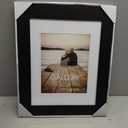 Malden 11x14 Matted Picture Frame - Made to Display Pictures 8x10 with Mat, or 11x14 Without Mat - Black