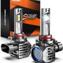 SEALIGHT 9005/HB3 Fog Lamps 75,000LM for ATVs & Powersports, 2026 Version, 9Brighteness S7S Series Wireless 9005 Fog Lights 1:1 Real Size 10 Years Lifespan- Pack of 2