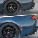 Rear Red LED Side Marker Lights for Ford Mustang 2024+, Smoke Lens Side Reflectors Lamps for Mustang Gen7/S650 2024 2025 Accessories(Rear,2PCS)