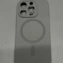 ESR for iPhone 15 Pro Case with MagSafe, Supports Magnetic Charging, Slim Liquid Silicone Case, Shock Absorbing, Screen and Camera Protection, Cloud Series, Grey