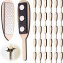 Floral Boutonniere Magnets DIY Clip-on Boutonniere Pins Corsage Holder for Men Bride Groom Wedding Business Buttonhole Flowers Making Accessories (Wood)