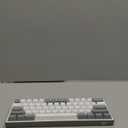 Redragon K617 Fizz 60% Wired RGB Gaming Keyboard, 61 Keys Hot-Swap Compact Mechanical Keyboard w/White and Grey Color Keycaps, Linear Red Switch, Pro Driver/Software Supported