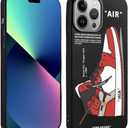 Cool Sneaker Phone Case for iPhone 14 Pro Max Case for Boys Men Sports Shoes Shockproof Street Aesthetic Designer Cases Compatible with iPhone 14 Promax