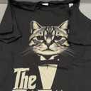 Cat Lover Gifts Funny The CatFather Mens Cat Dad T-Shirt