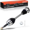 A-Premium CV Drive Axle Shaft Assembly Compatible with Infiniti & Nissan Models - QX56 (2004-2010), Armada (2005-2015), Pathfinder Armada (2004), Titan (2004-2015) - 4WD Only - Front Left or Right