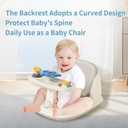 Baby Bath Chair, Designed for 6-36 Months Baby, Portable Toddler Bath Chair, Non-Slip, Suitable for Baby Bathtubs，Floor, Bath Seats for Babies Sitting Up.