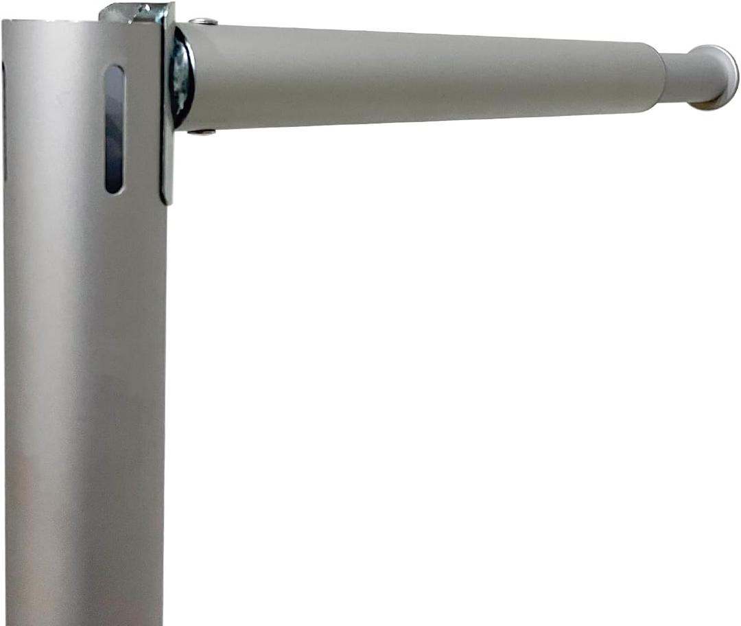 Hecis Slip-On Drape Support 10" to 18" for Backdrop Stand, Pipe and Drape Stand Kit Double Backdrop Frame (2 Pack)
