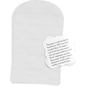 24 Sets of Square Planting Guide with Glassine Envelopes  Perfect for Seed Paper Products, Wedding Favors, and Gift Sets (Square Shape)