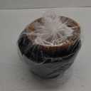 Plant Pots 10/9/8/7.5/7 Inch Self Watering Pots, Set of 5 Plastic Planters with Drainage Holes and Saucers,Plastic Flower Pots,Nursery Planting Pot for Indoor Out Door Plants(Black Brown)