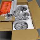 2-Pack Pendant Lights Kitchen Island, 7" Matte Black Hanging Lights Fixtures with Clear Glass Shade, Modern Kitchen Pendant Lighting Over Island for Dining Room, AD-24024-1P2-BK