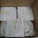 Breling 12 Pcs White and Gold Graduation Centerpiece Sticks Felt Graduation Scroll Diploma and Grad Cap with Tassel Decor 2026 Table Toppers Centerpiece Party Supplies for Grad Party Decorations