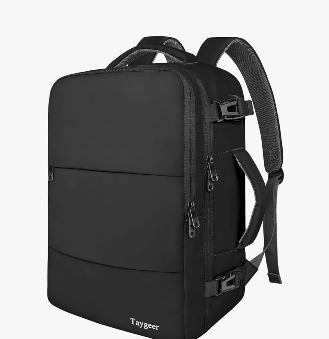 Taygeer Travel Laptop Backpack for Men Women, Airplane Approved Travel Backpack Suitcase with Usb Charging Port, Lightweight College 35l Luggag