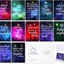 Motiskyy 240 Pack Oh Holy Night Christmas Cards Bulk Religious Christmas Cards with Envelopes Boxed Christmas Cards with Scripture Christian Nativity Christmas Cards for Xmas Holiday Party Gift