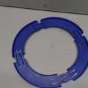 Racetrack Connectors Compatible with Hot Wheels, 90 Degree Banked Turn, 4 Packs, Upgrade Edition (Blue)
