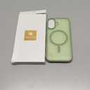 Miracase Magnetic for iPhone 17 Case (Compatible with MagSafe) with Screen Protector Military-Grade Protection, Anti-Fingerprint Translucent Matte Phone Cover for iPhone 17 6.3 inch, Matcha Green