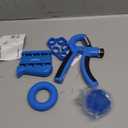 FitBeast Grip Strengthener Forearm Strengthener Hand Grips Strengthener Kit - 5 Pack Adjustable Resistance (Light Blue)