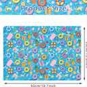 50 Sheets Swimming Pool Tissue Paper, Swimming Circle Fruit Slippers Pattern Wrapping Tissue, 14 x 20 Inches Summer Pool Theme Decorative Paper for Summer Beach Pool Party, Hawaiian Gifts Supplies