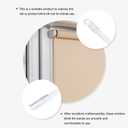 DOITOOL 17 Inch Clear Plastic Vertical Blind Wand with Hook and Grip Replacement Curtain Pull Rod Accessories for Window Blinds in Home and Office