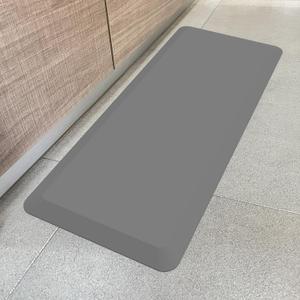 1" Extra Thick Anti Fatigue Floor Mat 20" W x 30" L,Kitchen Mat, Standing Desk Mat,140D Advanced PU Foam Ergonomic Comfort at Home, Office, Garage, Sink (Gray) (Grey)