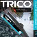 TRICO Chill 37-160 Extreme Weather Automotive Replacement Windshield Wiper Blade for Winter - 16" for Select Model Years - Pack of 2