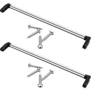 2 Sets Boat Windshield Support Bar Replacement Marine Windshield Brace Kit Aluminum for Boat Ship Marine Vessel Window Bars