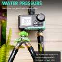 RAINPOINT Sprinkler Timer 2 Outlet, Water Timer for Garden Hose, Programmable Drip Irrigation for Yard Outdoor Watering, Rain Delay/Manual/Automatic System Controller 2.5" LCD, V2