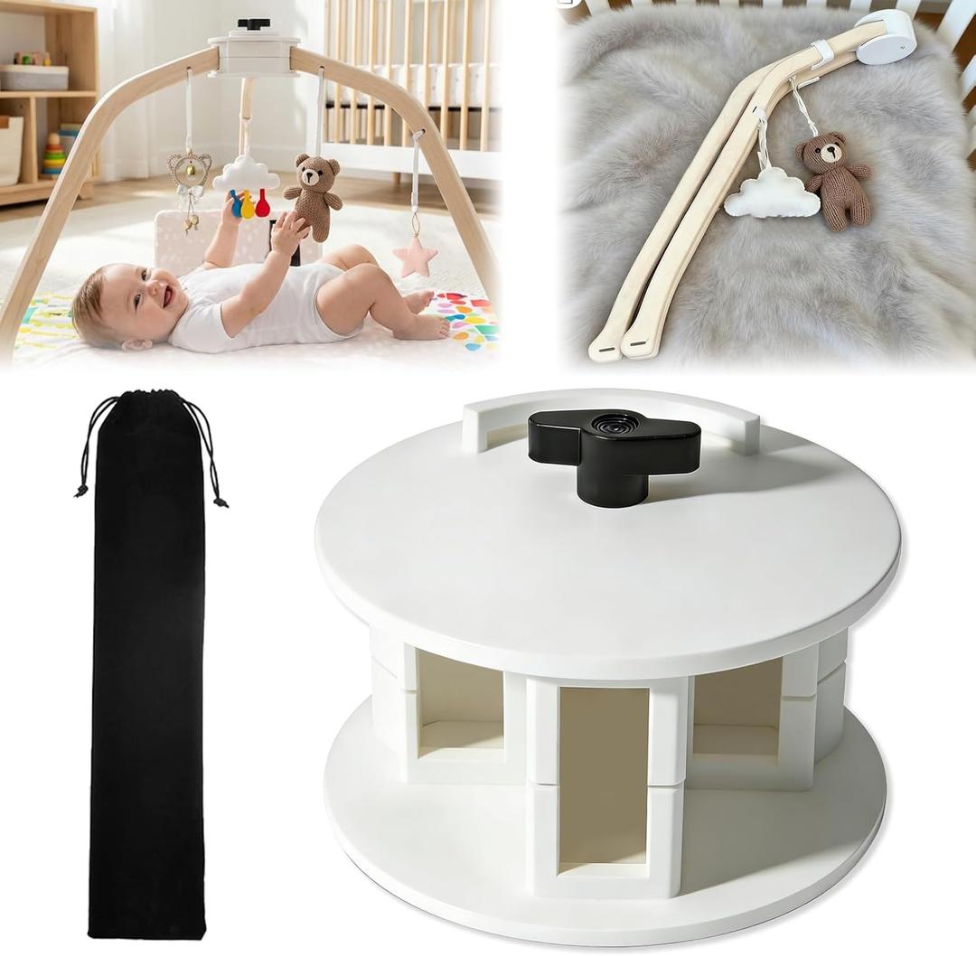Upgrade Folding Connectors Compatible with Lovevery Play Gym, Secure Locking Mechanism, with Storage Pouch, Easy to Store & Save Space (Old - Before February 2024)