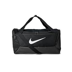 Nike Unisex Brasilia Training Duffel Bag (Small, 41L), Black/ Black/ White, MISC