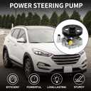 Power Steering Pump with Pulley for Hyundai Tucson 2.0L L4 2005-2009 for Kia Sportage 2.0L L4 2005-2010 Power Assist Pump Replace No.571002E000/571002F151