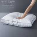 ELNIDO QUEEN Body Pillow with Pillowcase - Soft Long Bed Pillow for Adults - Breathable Full Body Pillow Insert for Sleeping, 20x54inches, Grey