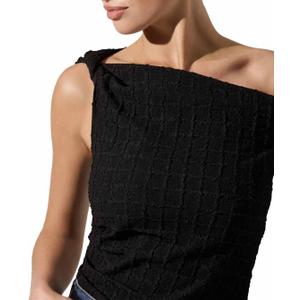 ASTR The Label Women's Lindy Top (Black, M)