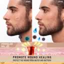 9 x Hydrocolloid Roll Cut-to-Size Protective Skin Tape, Gentle & Waterproof, Ayurvedic-Inspired Skin Comfort & Daily Care (2in x 5ft)