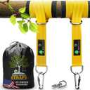 Safe Tree Swing Hanging Kit (Set of 2) - 10ft Long Straps with Two Alloy Carabiners and 2200 Lb Breaking Strength - Easy & Fast Installation for All Types of Swings and Children