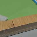 Cooler Kitchen Bamboo Cutting Board Set with 6 Color Coded Flexible Plastic Mats with Food Icons, Labeled Cutting Boards for Kitchen with Holder - BPA-Free Wooden, Dishwasher Safe, Large