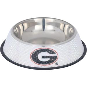 The Memory Company | Licensed NCAA Bling Team Logo Stainless Pet Bowl