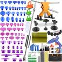 150 Pcs Paintless Dent Repair Kit, Car Dent Puller Kit, Removal Tools with Reflector Board  Dent Puller for Car Body, Big & Small Dents, Door Dings, Creases, Hail Damage