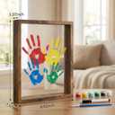2026 Upgraded Family Handprint Kit for 4, Happy New Year Gifts for 2026, Kids Gift and Family Gift, DIY Hand and Footprint Craft Kit with Kids