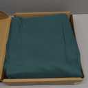 Amazon Basics Lightweight Super Soft Easy Care Wrinkle-Free Breathable Brushed Microfiber 3-Piece Bed Sheet Set with 14-Inch Deep Pockets, Twin, Emerald Green, Solid