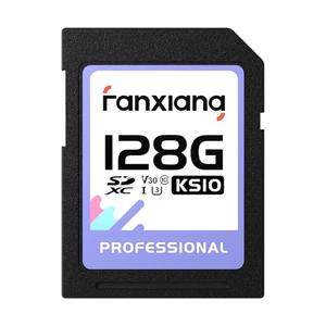 fanxiang 128GB SDXC Memory Card, SD Card, UHS-I, C10, U3, V30, Full-HD & 4K Video, Up to 100/45 MB/s Read/Write, for Photography Enthusiast, Video Creator, Videographer