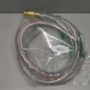 8.2FT 1" Heavy Duty Siphon Hose - Self-Priming Jiggler Pump for Boats, ATVs & Tractors Brass Nipple w/Metal Buckle, Fuel Transfer Tube for Gasoline Fuel Gas, Fish Tank Water Exchange and Drainage