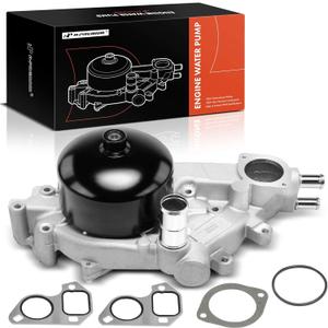 A-Premium Engine Water Pump W/Gasket Compatible with Chevy, Pontiac & Avanti - Camaro 98-02, Corvette 97-04, Firebird 98-02, GTO 04-06, II 01-04, 5.7L 6.0L, GMC LS1/LS6, Replace for# 19195105