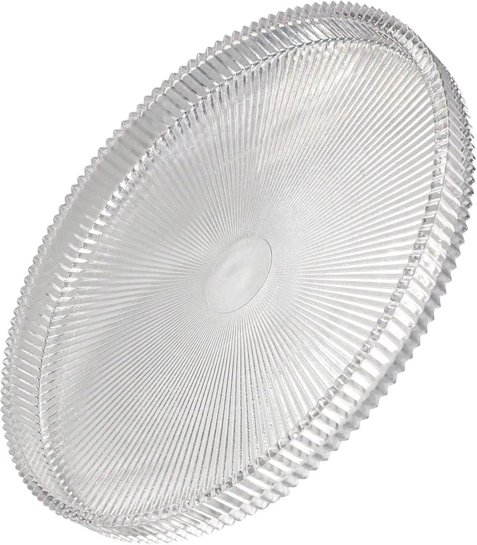 Round Glass Serving Trays, Modern Tray Decoration, 10 Inches Diameter Glass Tray, Home Decoration,Serving Platter,Round Food Platter